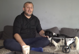 Milorad nije dao da uspavaju njegovog vjernog psa nakon što ju je udarilo auto (VIDEO)