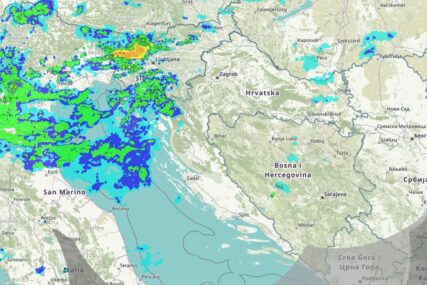 Olujno nevrijeme očekuje se u BiH: Pratite UŽIVO njegovo kretanje!