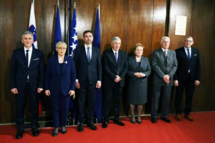 Pirc Musar s članovima Zajedničkog kolegija oba doma PSBiH: Bosni i Hercegovini je mjesto u EU