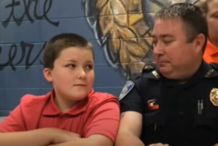 Policajac usvojio 8-godišnjeg dječaka kojeg je spasio od užasnog zlostavljanja (VIDEO)