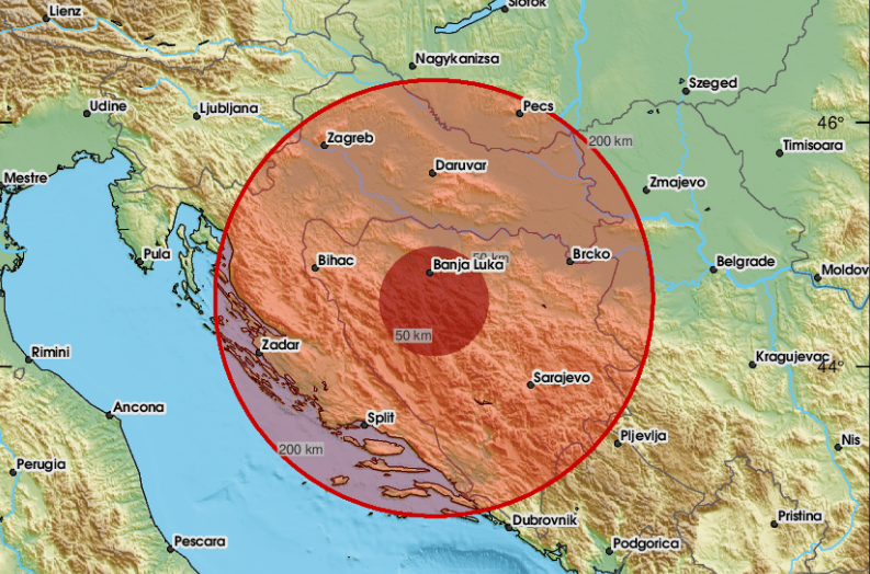 zemljotres u bih kod banjaluke