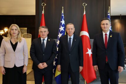 Erdogan s članovima Predsjedništva: Očuvanje mira i stabilnosti BiH važni za Tursku