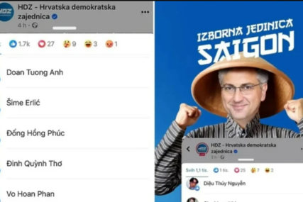HDZ u Hrvatskoj ismijavaju zbog kupovine lajkova: "Jeste li vidjeli kakvu podršku imaju u Vijetnamu"