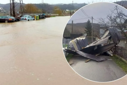 Veliko nevrijeme u BiH: Ponovo poplave, vjetar nosio krovove s kuća (FOTO)