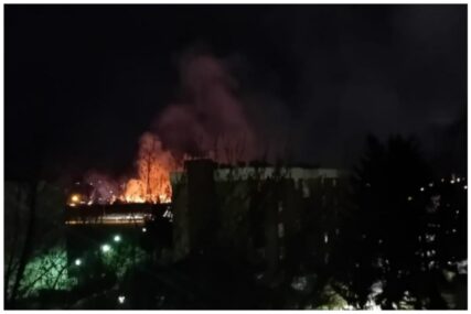 Lokalizovan požar u sarajevskom naselju Dobrinja: “Nema povrijeđenih”