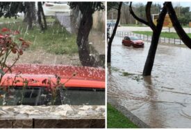 Grmljavinsko nevrijeme pogodilo Split, ulice poplavile