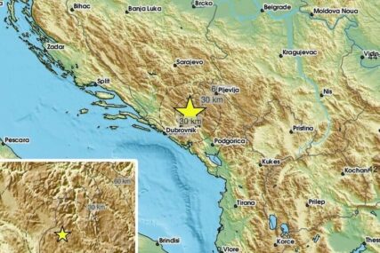 Tlo na granici Crne Gore i BiH konstantno podrhtava ovih dana, slabiji potresi zabilježeni i danas