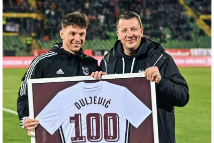 Haris Duljević dobio priznanje za 100 odigranih utakmica za FK Sarajevo