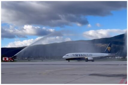U Sarajevo prvi put sletio avion kompanije "Ryanair"