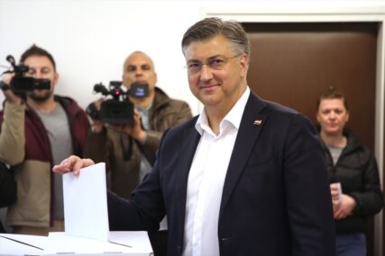 Andrej Plenković glasao na parlamentarnim izborima