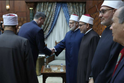 Bećirović u Egiptu razgovarao s velikim imamom Al-Azhara Ahmed Mohamed El-Tayebom