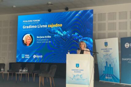 Borjana Krišto otvorila Poslovni forum "Gradimo Livno zajedno"