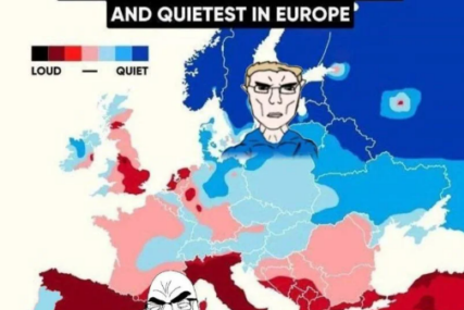 ZANIMLJIVA MAPA Evo gdje u Evropi žive najglasniji, a gdje najtiši ljudi