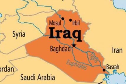 Irak, karta