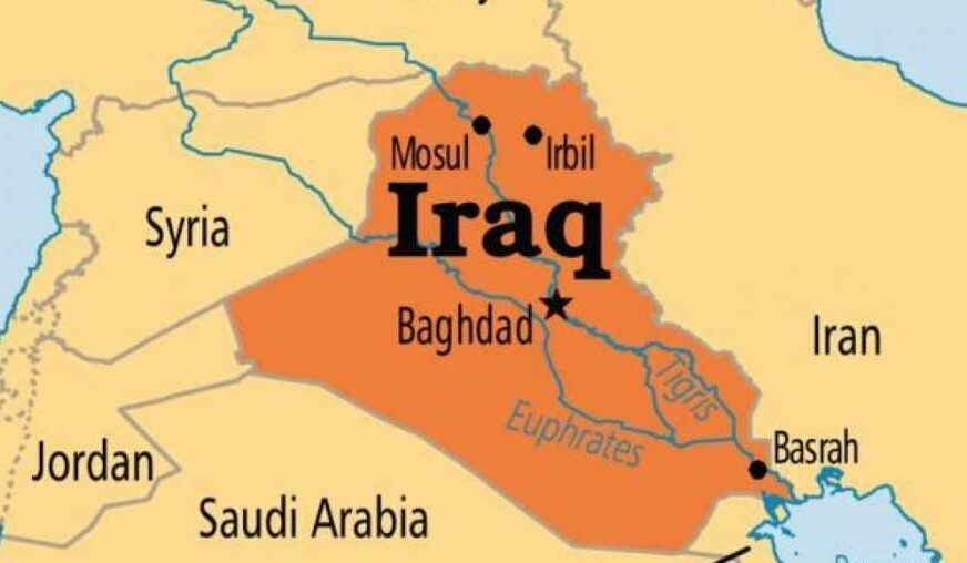 Irak, karta