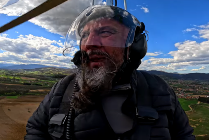 Gino Jevđević letio iznad Sarajeva s Feđom Štukanom (VIDEO)