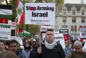 U Londonu održan protest protiv britanske prodaje oružja Izraelu