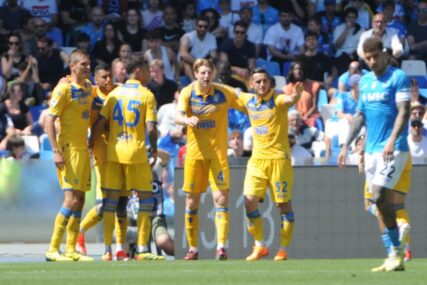 Napoli ponovo razočarao navijače, ovaj put protiv Frosinonea