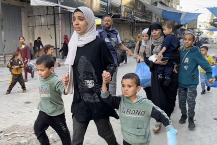 Palestinci u Jabaliji pokušavaju napustiti područje pod izraelskim napadima