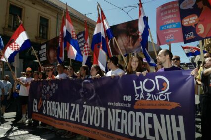 U 15 hrvatskih gradova održan "Hod za život"
