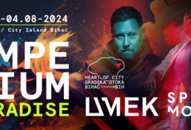 Poznati DJ-evi gostuju u BiH: Umek, Space Motion i Paolo Barbato stižu na Imperium Paradise Festival u Bihaću