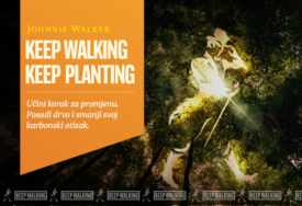 JEDNIM KLIKOM POSADITE DRVO Pridružite se Johnnie Walker akciji pošumljavanja "Keep Walking. Keep Planting."