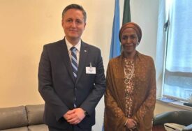Bećirović i Lagumdžija u New Yorku obavili razgovor i sa šeficom misije Afričke unije pri UN-u