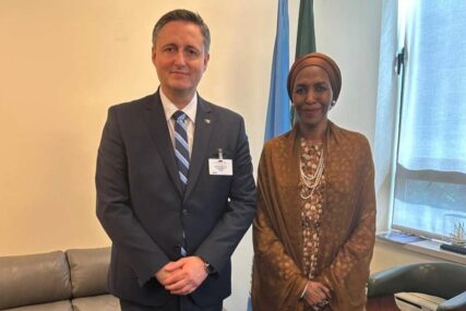 Bećirović i Lagumdžija u New Yorku obavili razgovor i sa šeficom misije Afričke unije pri UN-u