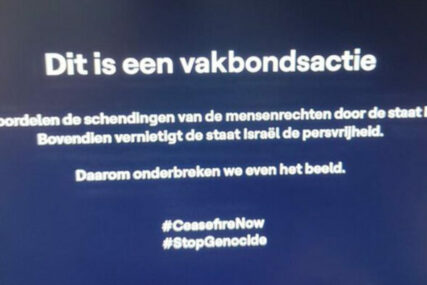 Prekid programa na belgijskoj televiziji prije drugog polufinala Eurosonga, pojavila se ova poruka (FOTO)