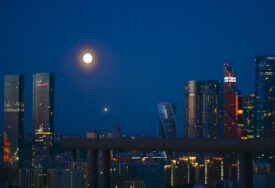 Pun Mjesec iznad Moskve kao historijska turistička atrakcija (FOTO)