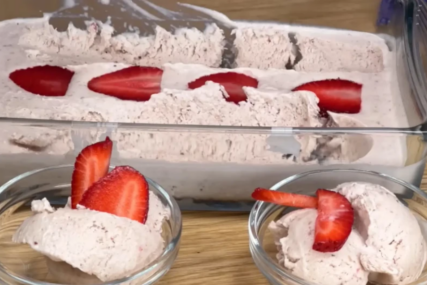 Vikend poslastica: Sladoled od jagoda i jogurta, koji možete napraviti sami