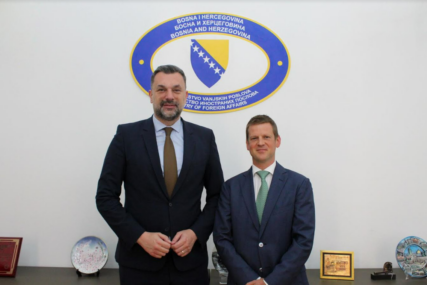 Ministar Konaković primio u oproštajnu posjetu otpravnika poslova Ambasade Belgije u BiH