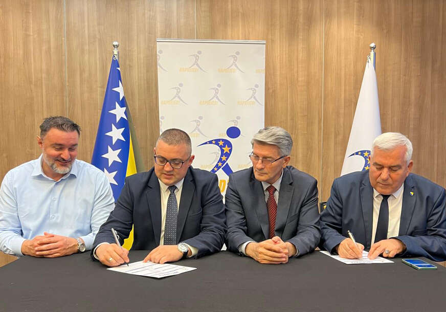 Vedad Silajdžić, Alija Gluhović, Šemsudin Mehmedović i Nusko Suljević