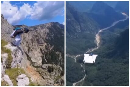 S najviše stijene u BiH smjeli skakači izveli BASE skok (VIDEO)