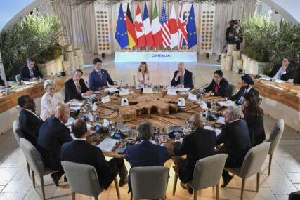 Čelnici G7 dogovorili 50 milijardi dolara zajmova za Ukrajinu od 'zamrznute' ruske imovine