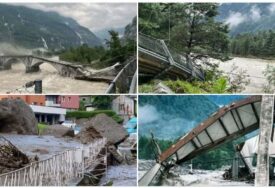 Oluje u Švajcarskoj izazvale poplave i klizište u kojem su poginule najmanje dvije osobe