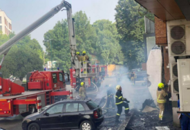 Detalji požara na Ilidži: Svjedoci tvrde da ga je uzrokovao problem sa ventilacijom iz restorana