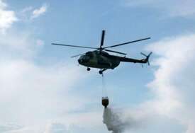 Požar kod Jajca zahvatio 7 hektara šume: Helikopteri ne mogu gasiti zbog mina