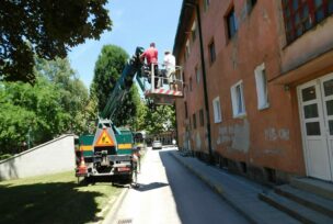 Popravka oštećenog oluka