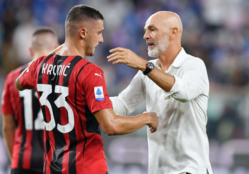 Rade Krunić i Stefano Pioli
