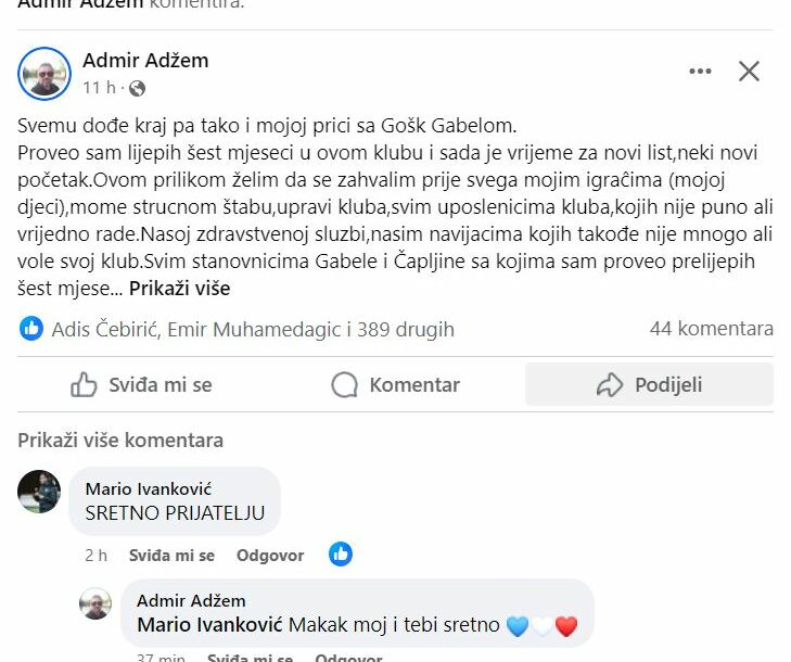 Facebook Admir Adžem