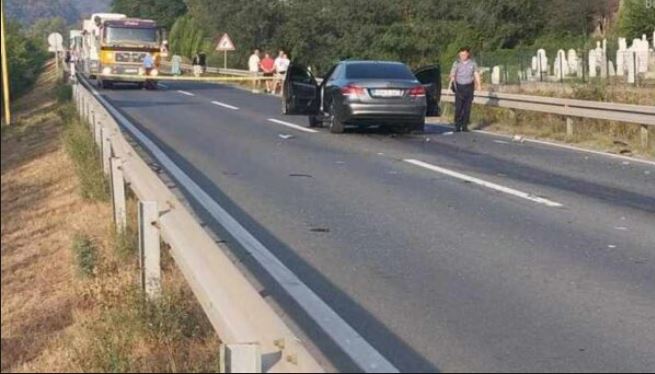 Kolona vozila na M17