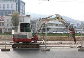 Spremite se za nove gužve u centru Sarajeva, u subotu se nastavljaju radovi na Obali Kulina bana