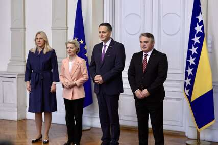 Ursula von der Leyen u posjeti BiH 14. oktobra, sastanci s Krišto i članovima Predsjedništva BiH