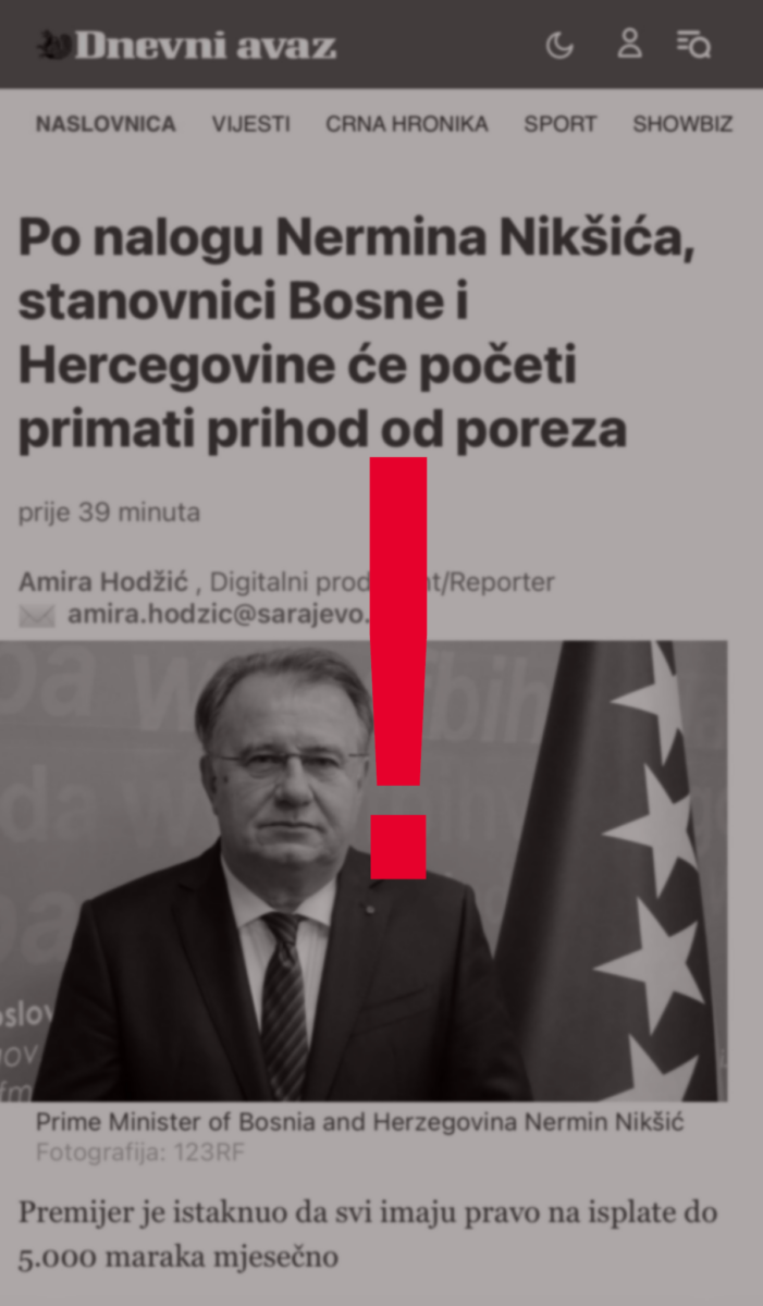 FOTO: VLADA FBIH 