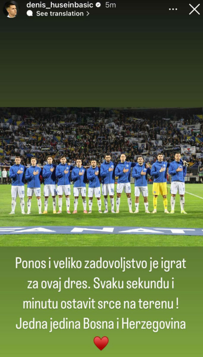 FOTO: INSTAGRAM / @DENIS_HUSEINBASIC