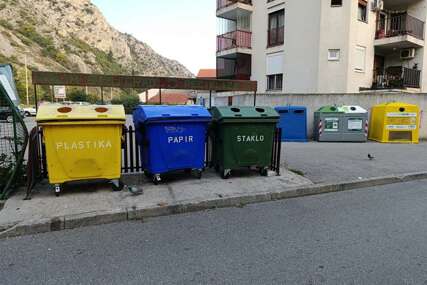 Mostar: Uklanjanje plastičnih kontejnera za odvajanje otpada zbog neadekvatnog pražnjenja