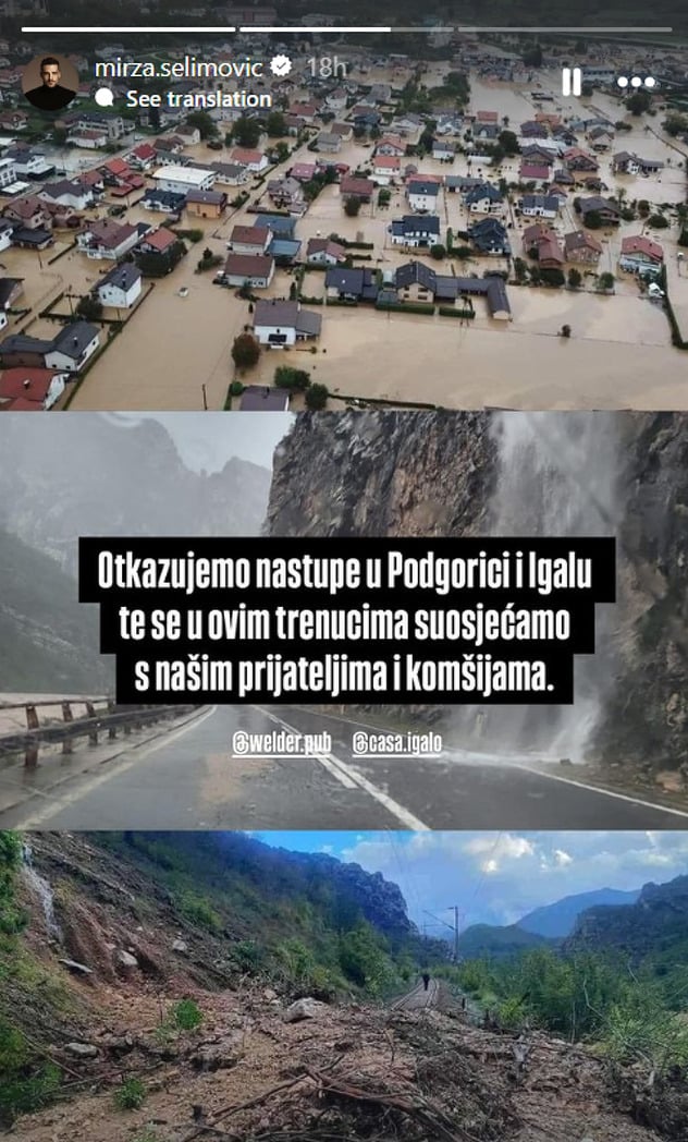 FOTO: SCREENSHOT/INSTAGRAM/MIRZA SELIMOVIC