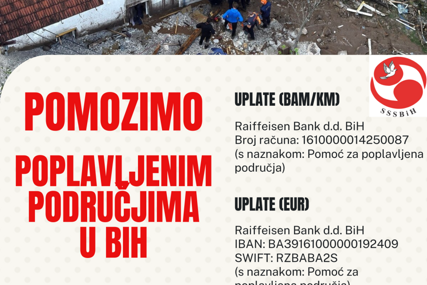 Savez samostalnih sindikata BiH: Akcija prikupljanja pomoći za poplavljena područja