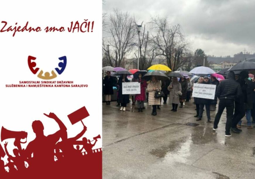 FOTO: SINDIKAT DRŽAVNIH SLUŽBENIKA I NAMJEŠTENIKA KS